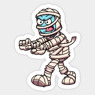 Walking Mummy Sticker